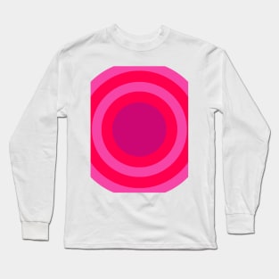 pink and red circles Long Sleeve T-Shirt